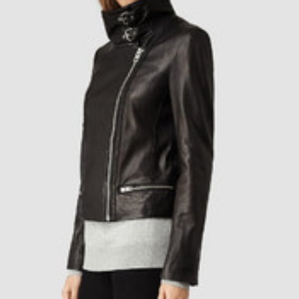 All Saints leather jacket